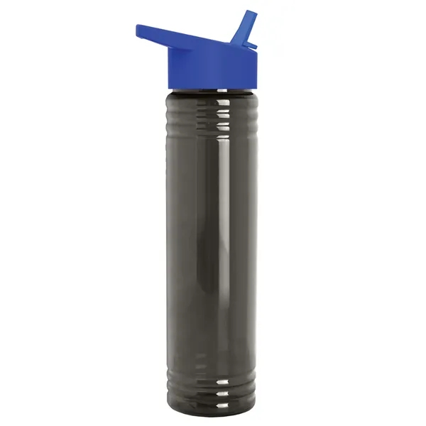 32 oz. Transparent Bottle with Flip Straw lid. Slim Cylinder Design... from ASI 40480 Koozie Group