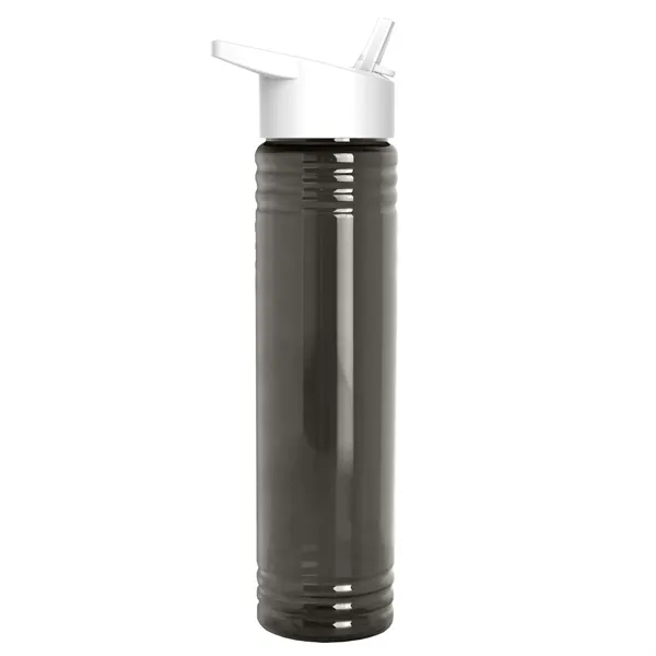 32 oz. Transparent Bottle with Flip Straw lid. Slim Cylinder Design... from ASI 40480 Koozie Group