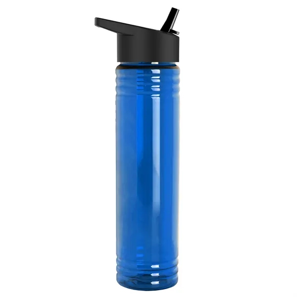 32 oz. Transparent Bottle with Flip Straw lid. Slim Cylinder Design... from ASI 40480 Koozie Group