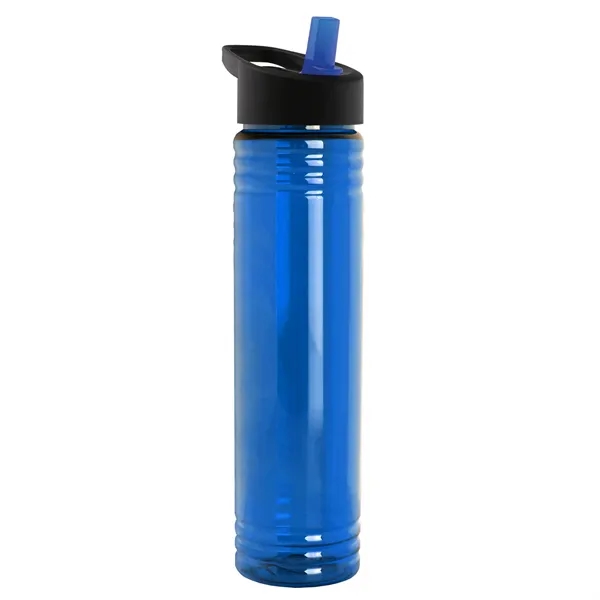 32 oz. Transparent Bottle with Flip Straw lid. Slim Cylinder Design... from ASI 40480 Koozie Group
