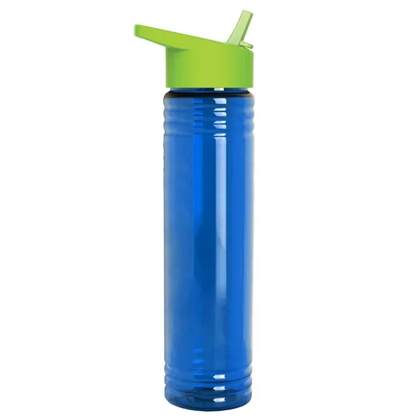 32 oz. Transparent Bottle with Flip Straw lid. Slim Cylinder Design... from ASI 40480 Koozie Group