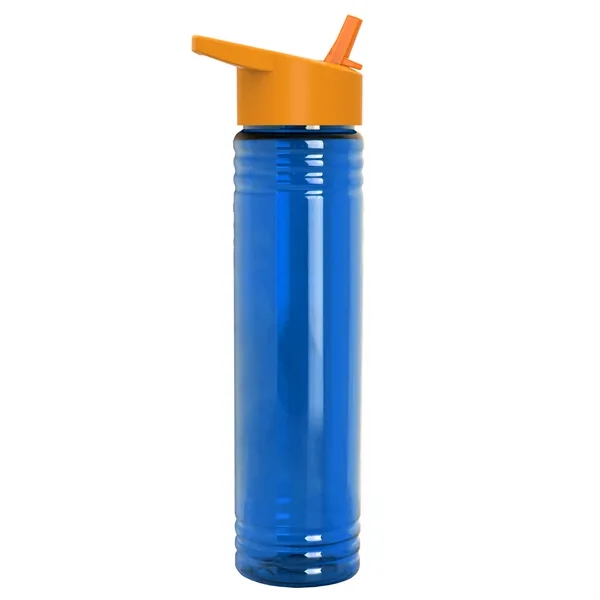 32 oz. Transparent Bottle with Flip Straw lid. Slim Cylinder Design... from ASI 40480 Koozie Group