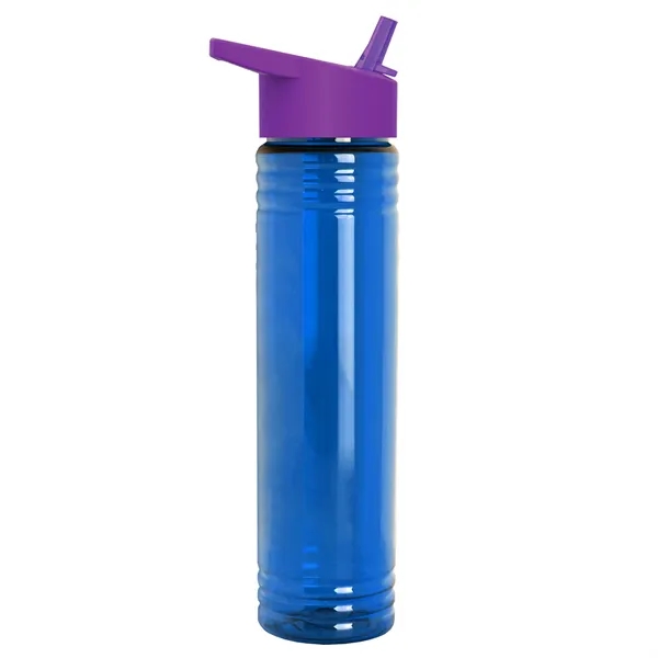 32 oz. Transparent Bottle with Flip Straw lid. Slim Cylinder Design... from ASI 40480 Koozie Group