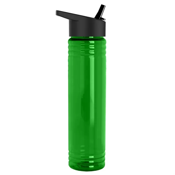 32 oz. Transparent Bottle with Flip Straw lid. Slim Cylinder Design... from ASI 40480 Koozie Group