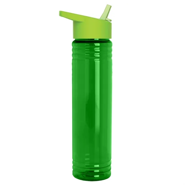 32 oz. Transparent Bottle with Flip Straw lid. Slim Cylinder Design... from ASI 40480 Koozie Group