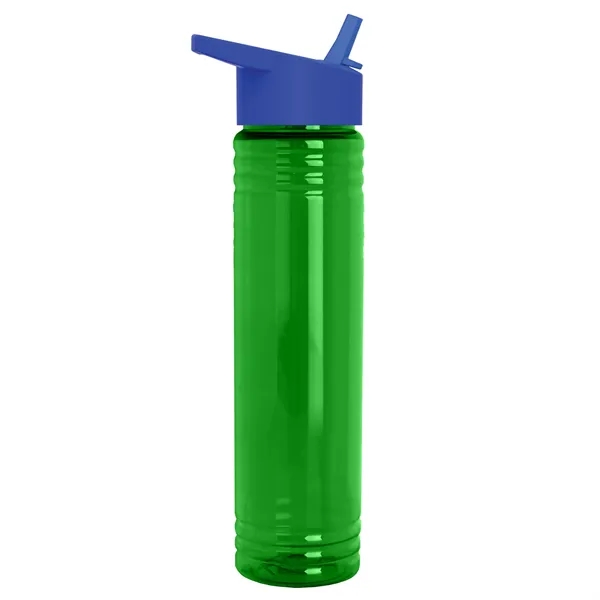 32 oz. Transparent Bottle with Flip Straw lid. Slim Cylinder Design... from ASI 40480 Koozie Group
