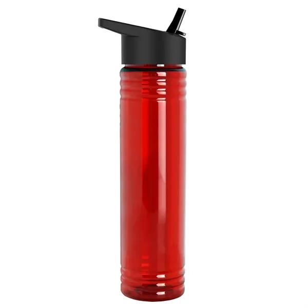 32 oz. Transparent Bottle with Flip Straw lid. Slim Cylinder Design... from ASI 40480 Koozie Group
