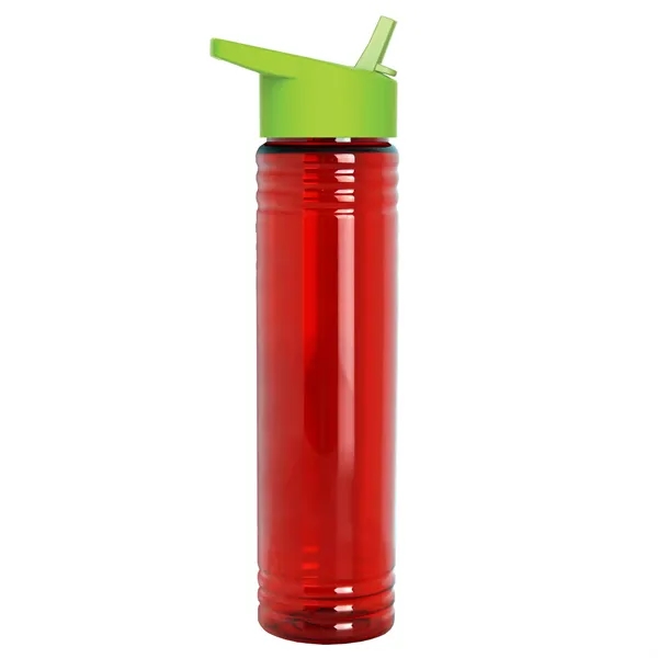 32 oz. Transparent Bottle with Flip Straw lid. Slim Cylinder Design... from ASI 40480 Koozie Group