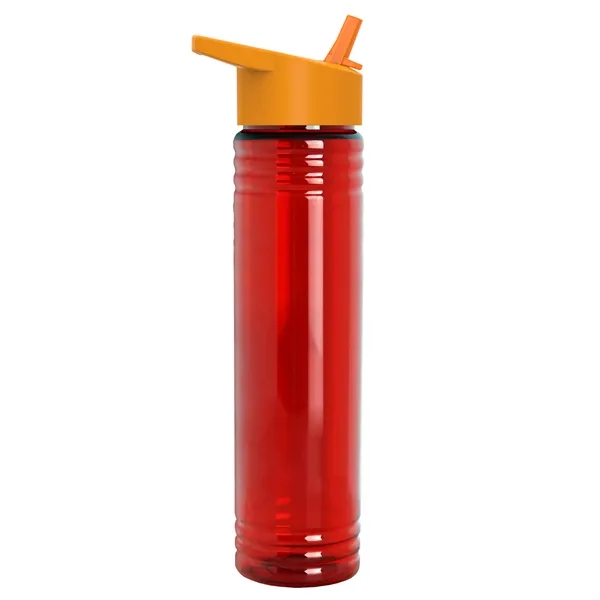 32 oz. Transparent Bottle with Flip Straw lid. Slim Cylinder Design... from ASI 40480 Koozie Group