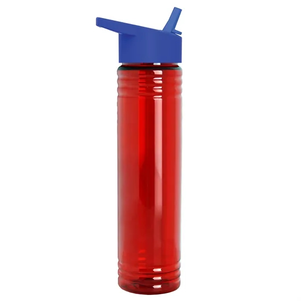 32 oz. Transparent Bottle with Flip Straw lid. Slim Cylinder Design... from ASI 40480 Koozie Group