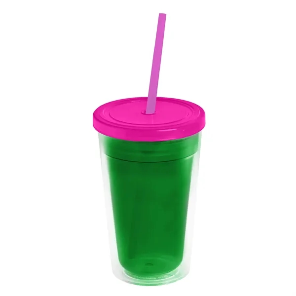16 oz Double-Wall Insulated Transparent Tumblers... from ASI 40480 Koozie Group