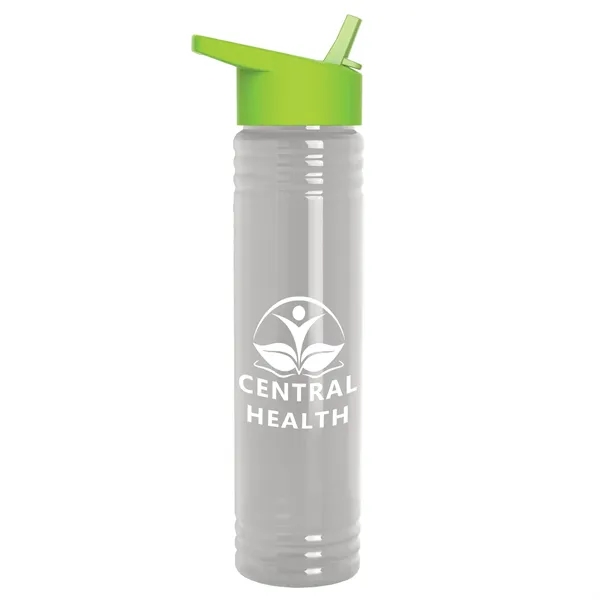 32 oz. Transparent Bottle with Flip Straw lid. Slim Cylinder Design... from ASI 40480 Koozie Group