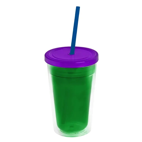 16 oz Double-Wall Insulated Transparent Tumblers... from ASI 40480 Koozie Group