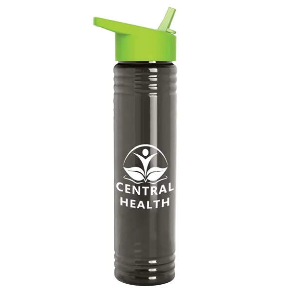 32 oz. Transparent Bottle with Flip Straw lid. Slim Cylinder Design... from ASI 40480 Koozie Group