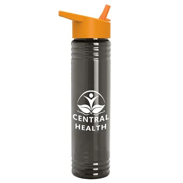 32 oz. Transparent Bottle with Flip Straw lid. Slim Cylinder Design... from ASI 40480 Koozie Group