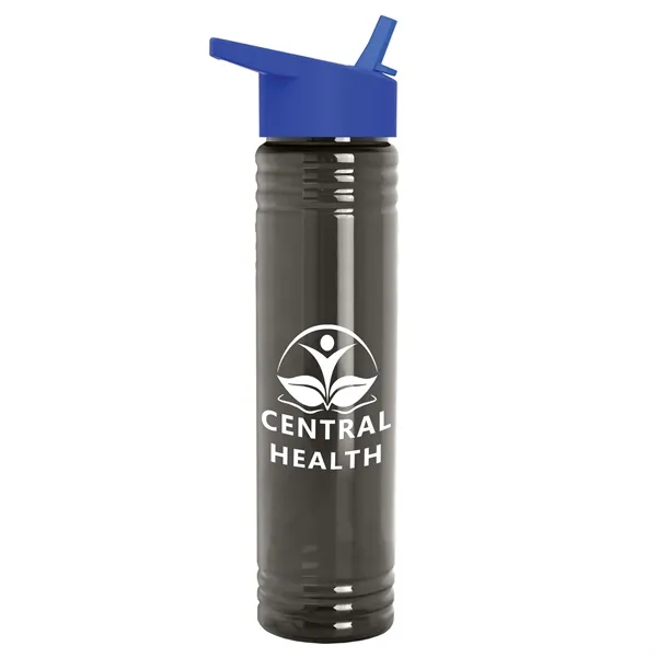32 oz. Transparent Bottle with Flip Straw lid. Slim Cylinder Design... from ASI 40480 Koozie Group