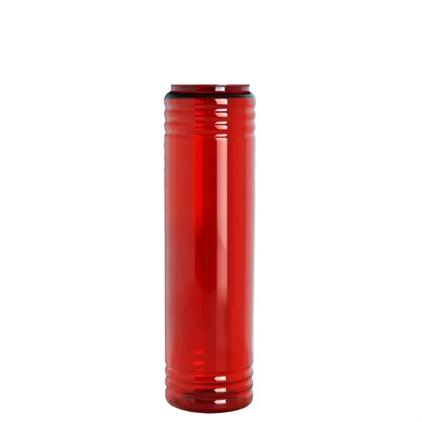 32 oz. Transparent Bottle with Flip Straw lid. Slim Cylinder Design... from ASI 40480 Koozie Group