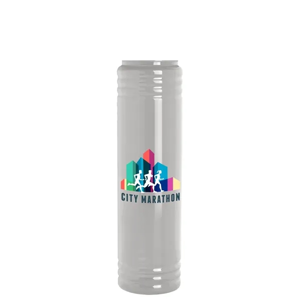 32 oz. Transparent Bottle with Flip Straw lid. Slim Cylinder Design... from ASI 40480 Koozie Group