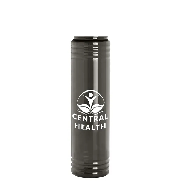 32 oz. Transparent Bottle with Flip Straw lid. Slim Cylinder Design... from ASI 40480 Koozie Group