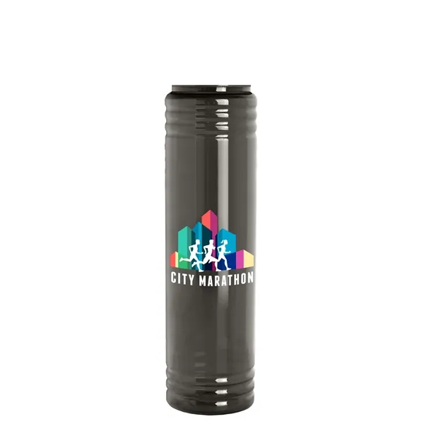 32 oz. Transparent Bottle with Flip Straw lid. Slim Cylinder Design... from ASI 40480 Koozie Group
