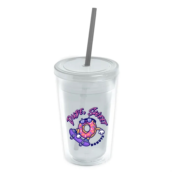 16 oz Double-Wall Insulated Transparent Tumblers... from ASI 40480 Koozie Group