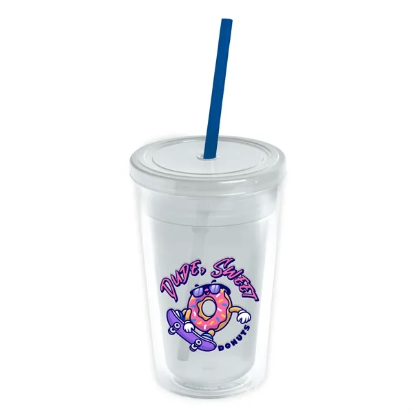 16 oz Double-Wall Insulated Transparent Tumblers... from ASI 40480 Koozie Group