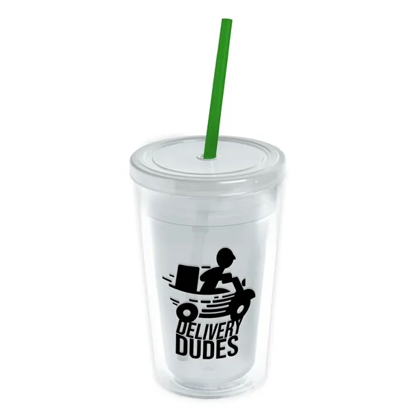 16 oz Double-Wall Insulated Transparent Tumblers... from ASI 40480 Koozie Group