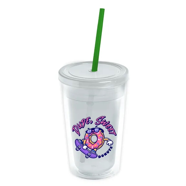 16 oz Double-Wall Insulated Transparent Tumblers... from ASI 40480 Koozie Group