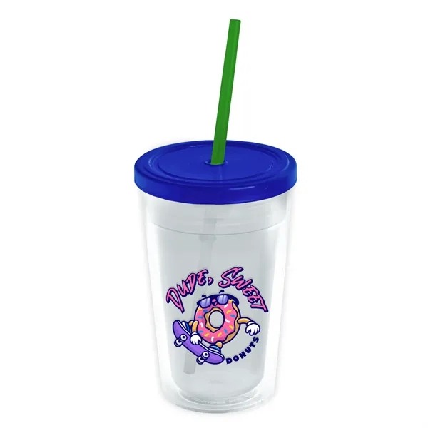 16 oz Double-Wall Insulated Transparent Tumblers... from ASI 40480 Koozie Group