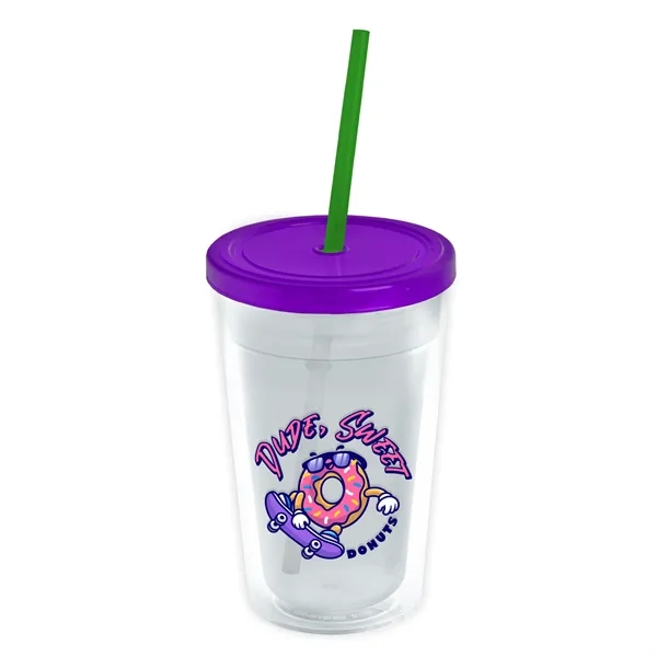 16 oz Double-Wall Insulated Transparent Tumblers... from ASI 40480 Koozie Group
