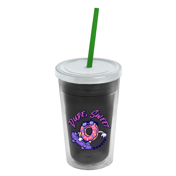 16 oz Double-Wall Insulated Transparent Tumblers... from ASI 40480 Koozie Group