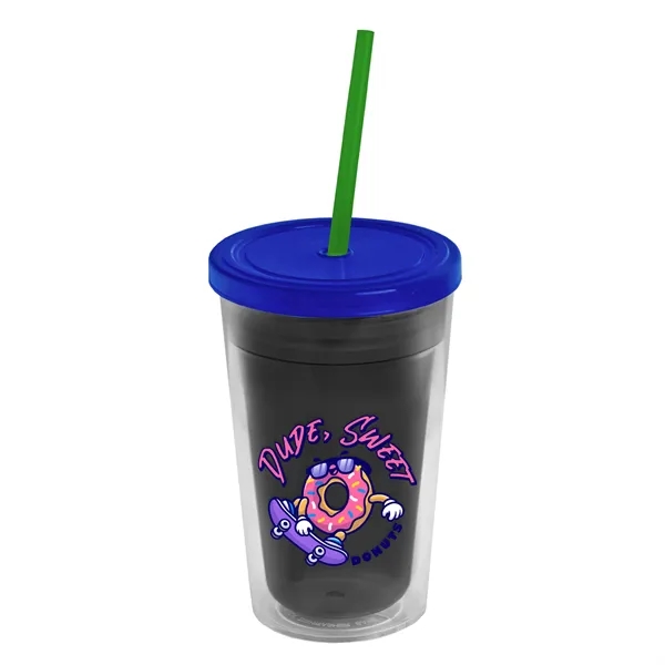 16 oz Double-Wall Insulated Transparent Tumblers... from ASI 40480 Koozie Group
