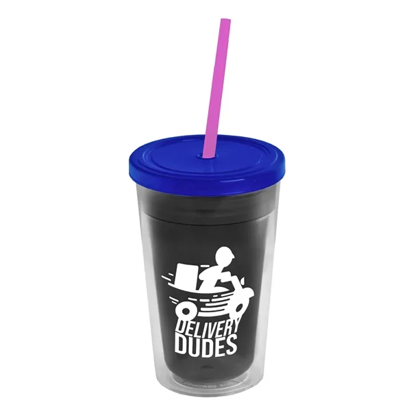 16 oz Double-Wall Insulated Transparent Tumblers... from ASI 40480 Koozie Group