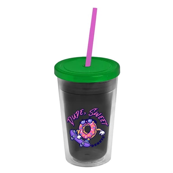 16 oz Double-Wall Insulated Transparent Tumblers... from ASI 40480 Koozie Group