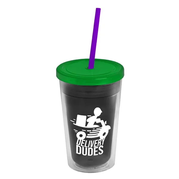 16 oz Double-Wall Insulated Transparent Tumblers... from ASI 40480 Koozie Group