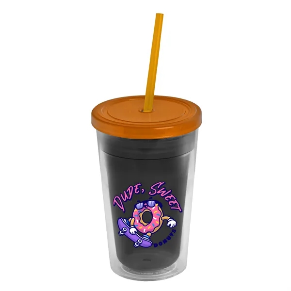 16 oz Double-Wall Insulated Transparent Tumblers... from ASI 40480 Koozie Group