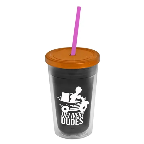 16 oz Double-Wall Insulated Transparent Tumblers... from ASI 40480 Koozie Group