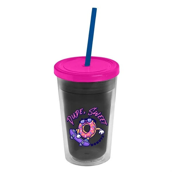 16 oz Double-Wall Insulated Transparent Tumblers... from ASI 40480 Koozie Group
