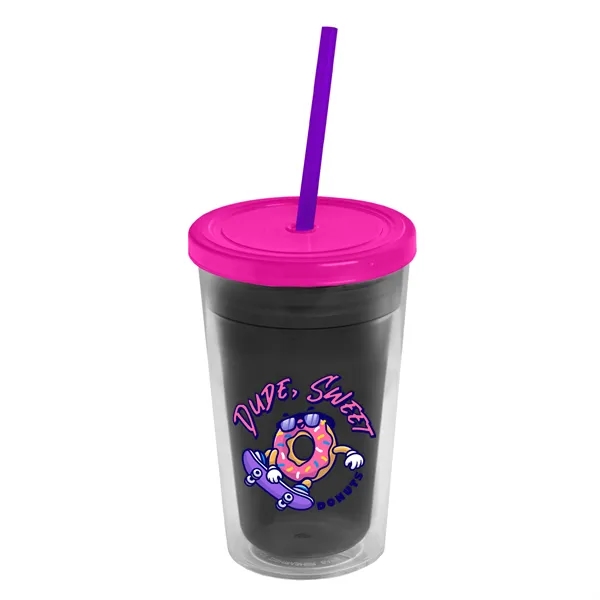 16 oz Double-Wall Insulated Transparent Tumblers... from ASI 40480 Koozie Group