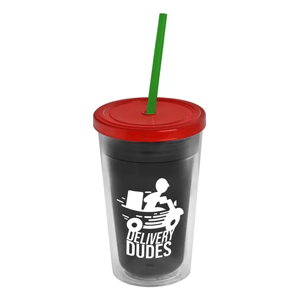 16 oz Double-Wall Insulated Transparent Tumblers... from ASI 40480 Koozie Group
