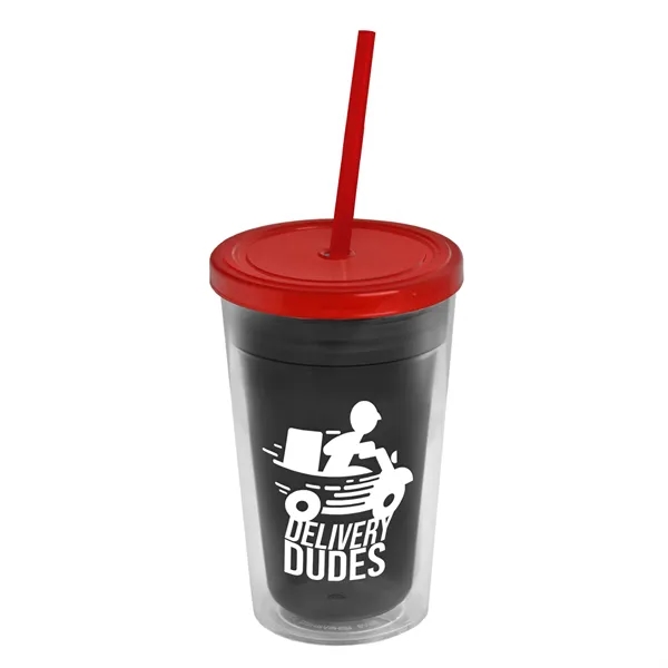 16 oz Double-Wall Insulated Transparent Tumblers... from ASI 40480 Koozie Group