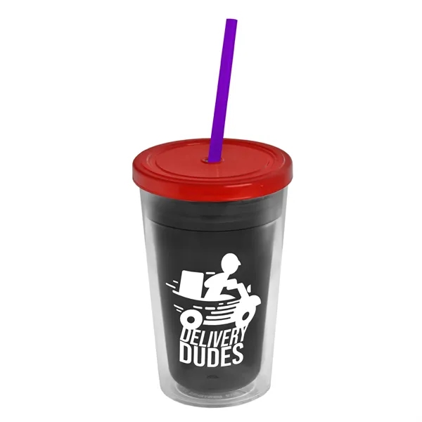 16 oz Double-Wall Insulated Transparent Tumblers... from ASI 40480 Koozie Group
