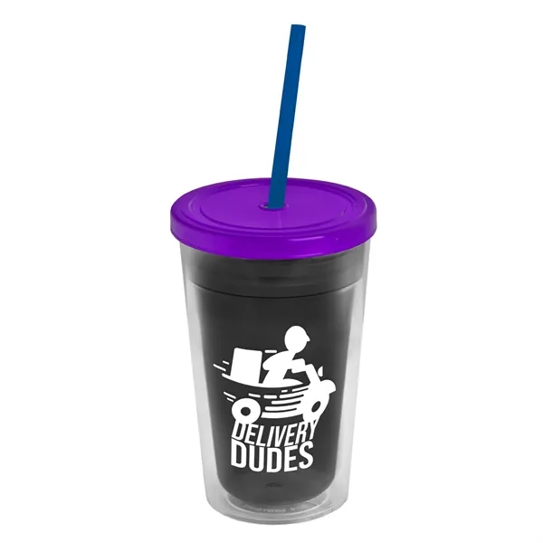 16 oz Double-Wall Insulated Transparent Tumblers... from ASI 40480 Koozie Group