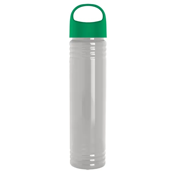 32 oz. Transparent Bottle with Oval Crest lid. Slim Cylinder Design... from ASI 40480 Koozie Group