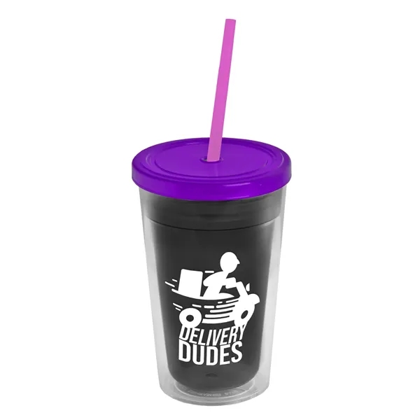 16 oz Double-Wall Insulated Transparent Tumblers... from ASI 40480 Koozie Group