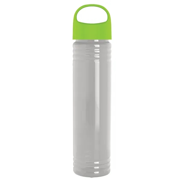 32 oz. Transparent Bottle with Oval Crest lid. Slim Cylinder Design... from ASI 40480 Koozie Group