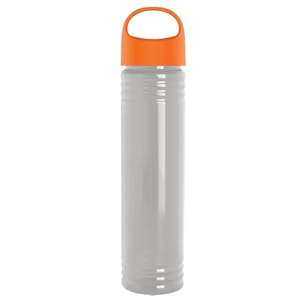 32 oz. Transparent Bottle with Oval Crest lid. Slim Cylinder Design... from ASI 40480 Koozie Group
