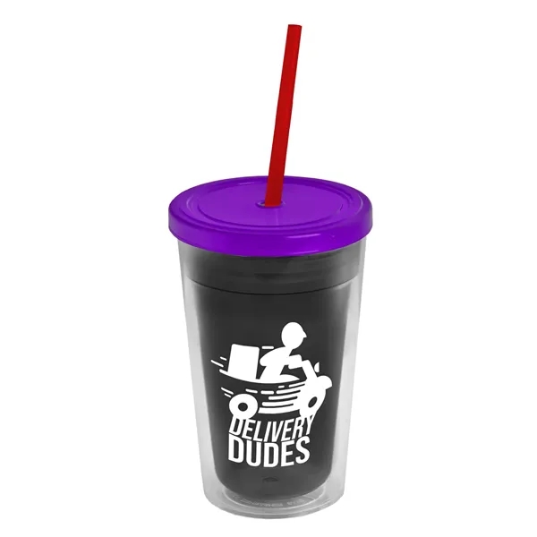 16 oz Double-Wall Insulated Transparent Tumblers... from ASI 40480 Koozie Group