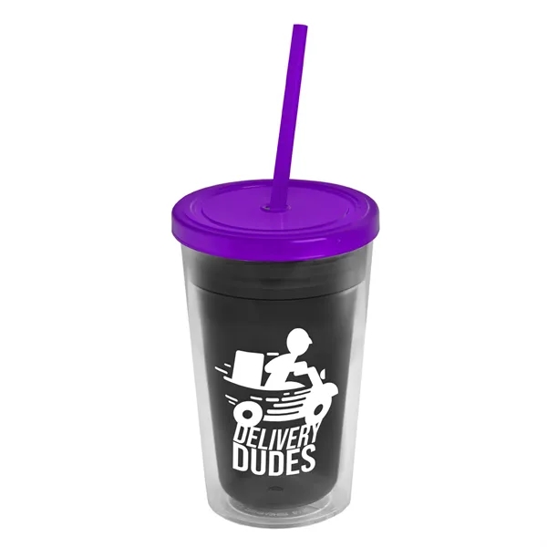 16 oz Double-Wall Insulated Transparent Tumblers... from ASI 40480 Koozie Group