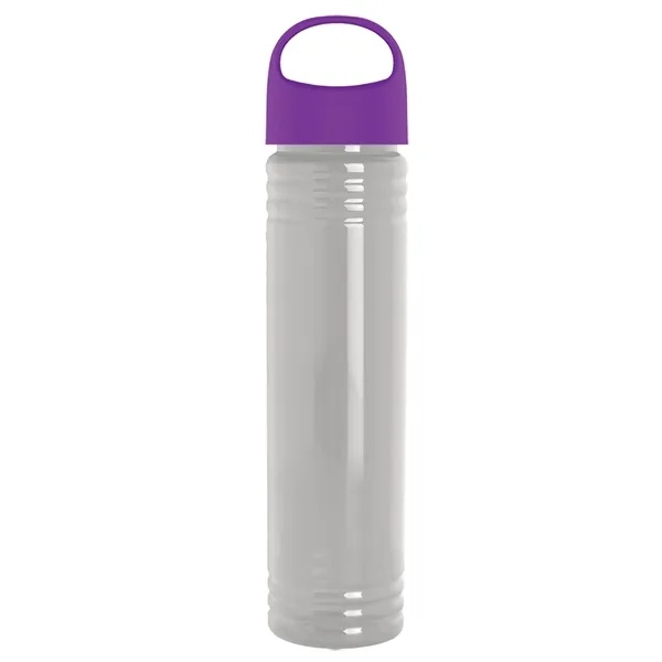 32 oz. Transparent Bottle with Oval Crest lid. Slim Cylinder Design... from ASI 40480 Koozie Group